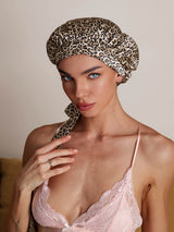 [Leopard] SilkSilky-CA Sleep Cap 003
