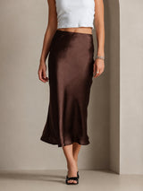 [Coffee] SilkSilky-CA Skirt 003