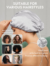 [Silver] SilkSilky-CA Sleep Cap 005