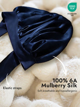 [Dark Blue] SilkSilky-CA Sleep Cap 002