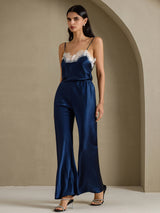 [Dark Blue] SilkSilky-CA Women's Pants 006