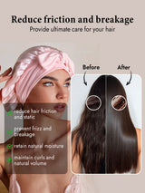 [Light Pink] SilkSilky-CA Sleep Cap 003