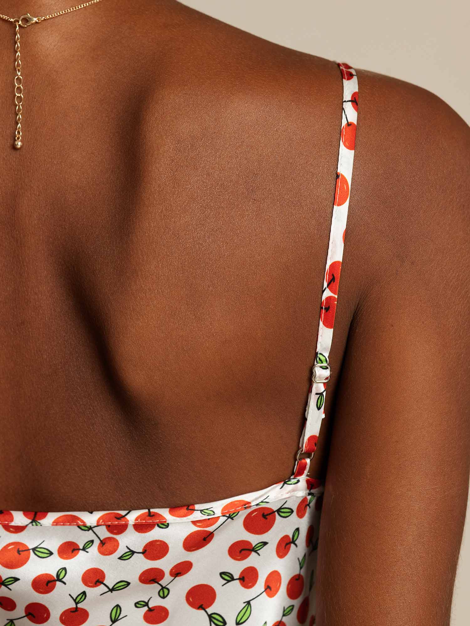 [Cherry] SilkSilky-CA Pure Silk V Neck Dress 004,