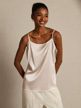 [Beige] SilkSilky-CA Spaghetti Strap Camisole 003