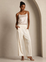 [Beige] SilkSilky-CA Spaghetti Strap Camisole 005