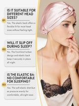 [Pink] SilkSilky-CA Sleep Cap 008