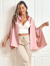[Deep Pink] SilkSilky-CA Scarf 001