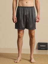 [Black Ginkgo] SilkSilky-CA Mens Sleep Bottoms 003