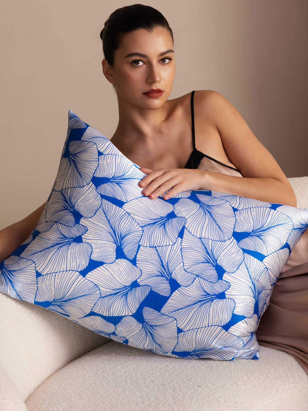 [Ice Leaf] SilkSilky-CA Pillowcase 001