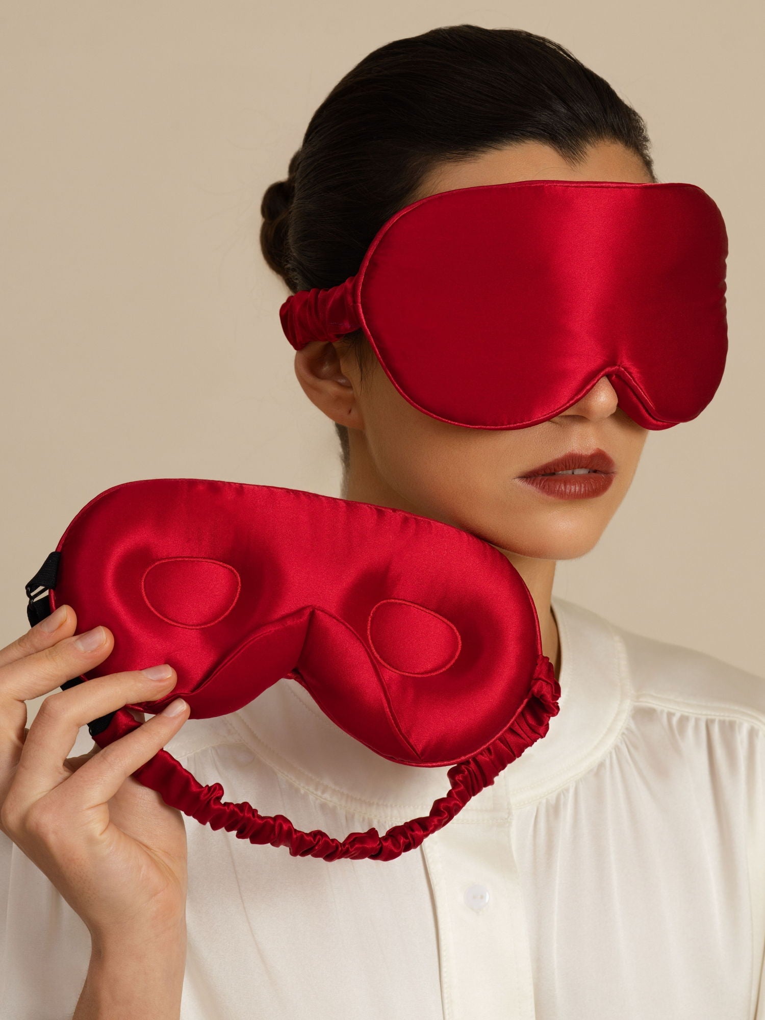 [Wine] SilkSilky-CA 22Momme Eye Mask 003