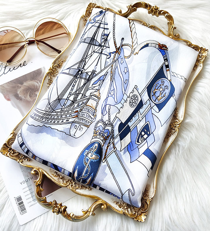 [P023] SilkSilky-CA Pure Silk Scarf 002,