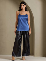 [Real Teal] SilkSilky-CA Spaghetti Strap Camisole 003