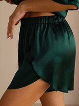 [Dark Green] SilkSilky-CA Women's Shorts 006