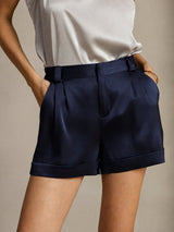 [Dark Blue] SilkSilky-CA Women's Shorts 006