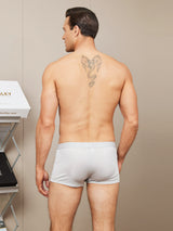 [Gray] SilkSilky-CA 100% Silk Jersey Men's Underwear 002