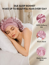 [Pink] SilkSilky-CA Sleep Cap 005