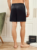 [Black] SilkSilky-CA Mens Sleep Bottoms 002