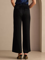 [Black] SilkSilky-CA Womens Pants 002