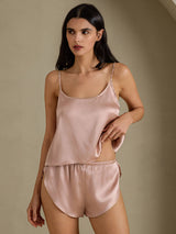 [Tuscany] SilkSilky-CA Spaghetti Strap Camisole Set 003