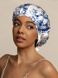 SilkSilky-CA Pure Silk Sleep Cap White 002