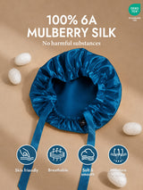 [Teal] SilkSilky-CA Sleep Cap 002