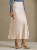 [Beige] SilkSilky-CA Skirt 003