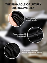 [Black] SilkSilky-CA 30Momme Pillowcase 002