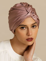 [Pale Mauve] SilkSilky-CA 22Momme Sleep Cap 003