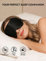 [Black] SilkSilky-CA Eye Mask 005