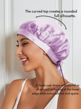 [Lavender] SilkSilky-CA Sleep Cap 003