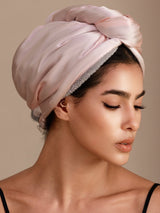 [Light Pink] SilkSilky-CA Hair Towel Wrap 005