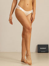 [White] SilkSilky-CA 19Momme Stretch Silk Charmeuse Panty 007