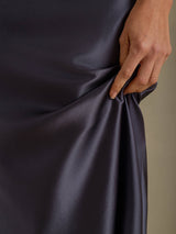 [Dark Gray] SilkSilky-CA Skirt 004