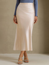 [Beige] SilkSilky-CA Skirt 001