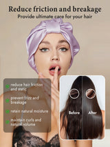 [Lavender] SilkSilky-CA Sleep Cap 003