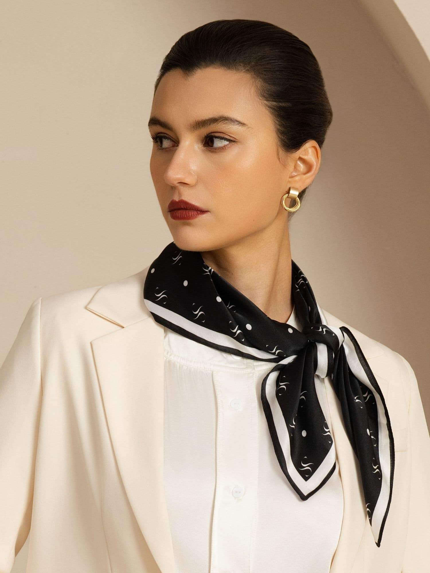 [P105] SilkSilky-CA Pure Silk Scarf 004