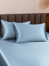 [Light Blue] SilkSilky-CA 19Momme Pure Silk Pillowcase 001