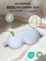 [Light Blue] SilkSilky-CA 22Momme Eye Mask 006