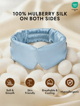 [Light Blue] SilkSilky-CA Eye Mask 002