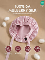 [Pale Mauve] SilkSilky-CA Sleep Cap 002