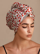 [Cherry] SilkSilky-CA Hair Towel Wrap 003