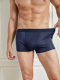 SilkSilky CA Silk Knitted Mens Underwear DarkBlue 004