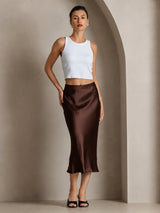 [Coffee] SilkSilky-CA Skirt 001