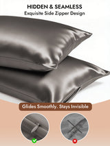 [Dark Gray] SilkSilky-CA 30Momme Pillowcase 006
