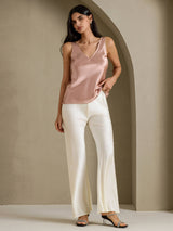 [Tuscany] SilkSilky-CA Sleeveless V Neck Camisole 006
