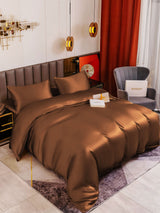 [Coffee] SilkSilky-CA 19Momme Bedding Set 002