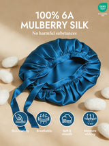[Teal] SilkSilky-CA Sleep Cap 002