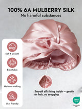 [Pink] SilkSilky-CA Sleep Cap 004