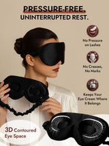 [Black] SilkSilky-CA 22Momme Eye Mask 003