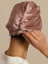 [Pale Mauve] SilkSilky-CA Sleep Cap 002